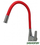 Картинка Смеситель Ledeme L4699-1 (хром/красный)