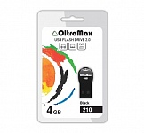 Картинка Флеш-память USB OltraMax 210 4GB (черный) (OM-4GB-210-Black)