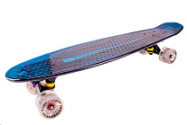 Картинка Пенниборд Tech Team Transparent Light 27 (синий)