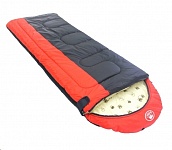 Картинка Спальный мешок BalMax Аляска Camping Plus 0 (черный/красный, левая молния)