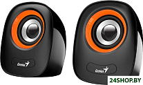 Картинка Акустика Genius SP-Q160 (черный/оранжевый)