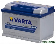 Картинка Автомобильный аккумулятор Varta Blue Dynamic E12 574013068 (74 А/ч)