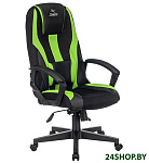 Картинка Кресло Zombie 9 (черный/салатовый)