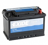 Картинка Автомобильный аккумулятор Exide Classic EC700 (70 А/ч)