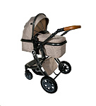 Картинка Детская прогулочная коляска OrsaBaby Camily Black (коричневый)