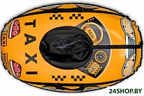 Картинка Тюбинг-ватрушка Тяни-Толкай Машинка (желтый)