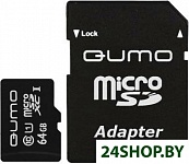 Карта памяти QUMO microSDXC (Class 10) 64GB (QM64GMICSDXC10U1)