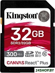 Картинка Карта памяти Kingston Canvas React Plus SDHC 32GB