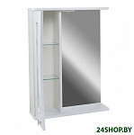 Картинка Шкаф с зеркалом Doratiz Селена 60 (правый, белый)