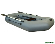 Картинка Надувная лодка Polar Bird Чирок PB- 260 Т СС ПБ107 слань стеклокомпозит (серый)