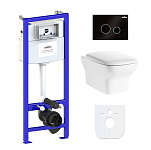 Картинка Унитаз Lavinia Boho Relfix Bristol Rimless 6 в 1 77040120