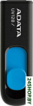 Картинка Флеш-память A-Data DashDrive UV128 Black/Blue 128GB (AUV128-128G-RBE)