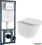 Telbach 004 GL-WT + Marberg 410 SE (белый глянец/хром)