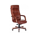 Картинка Кресло Бюрократ T-9927WALNUT Leather Eichel (светло/коричневый)