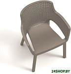Стул пластиковый Keter Eva 247232 (капучино)