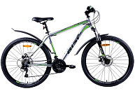 Картинка Велосипед AIST Quest Disc 26 р.20 2020 (серый/зеленый)