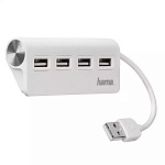 Картинка USB-хаб Hama 12178 (белый)