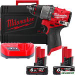 M12 FUEL M12FPD2-602X 4933479870 (с 2-мя АКБ 6 Ач, кейс)