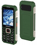 Картинка Кнопочный телефон Maxvi T12 (зеленый)