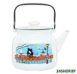 Картинка Чайник без свистка Эстет Коты на крыше ЭТ-72829