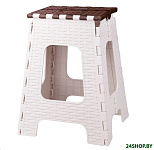 Картинка Табурет складной Альтернатива Плетенка большой М7093 (бежевый/коричневый)