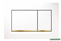 Картинка Панель смыва Geberit Sigma 30 115.883.KK.1 (белый/золотистый)
