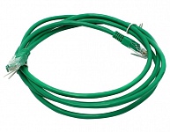 Картинка Кабель Patch Cord UTP кат.5e 2 м (зелёный)