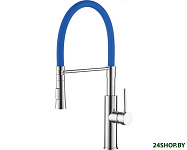 Картинка Смеситель Ledeme L4097-6 (хром/синий)