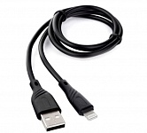 Картинка Кабель Cablexpert USB Type-A - Lightning CCB-USB-AMAPO1-1MB (1 м, черный)