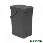 Картинка Мусорное ведро Brabantia Sort & Go 12 л (серый)