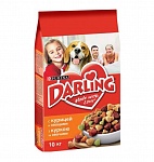 Картинка Корм для собак Darling С курицей и овощами (10кг)