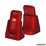 Картинка Кнопочный телефон Maxvi E5 (красный)