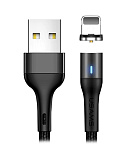 Картинка Кабель Usams U32 USB Type-A - Lightning SJ352USB01 (2 м, черный)