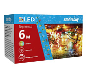 Картинка Гирлянда SmartBuy SB-RGB-6mGR