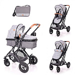 Картинка Универсальная коляска Lorelli Sena (2 в 1, серый квадрат)