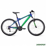 Картинка Велосипед Forward Flash 26 1.0 р.17 2020 (синий/зеленый)