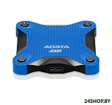 Картинка Внешний накопитель A-Data SD600Q ASD600Q-240GU31-CBL 240GB (синий)
