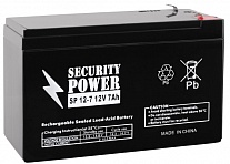 Картинка Аккумулятор для ИБП Security Power SP 12-7 F1 (12В/7 А·ч)