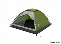 Картинка Треккинговая палатка Jungle Camp Lite Dome 2 (зеленый/серый)