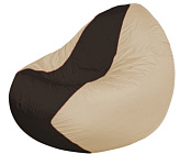 Картинка Бескаркасное кресло Flagman Classic К2.1-191 (коричневый/светло-бежевый)