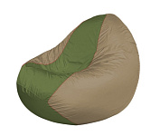 Картинка Бескаркасное кресло Flagman Classic К2.1-214 (оливковый/темно-бежевый)