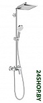 Картинка Душевая система Hansgrohe Crometta E 240 1jet Showerpipe [27284000]