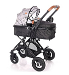 Картинка Универсальная коляска Lorelli Sena (3 в 1, серый мрамор)