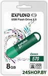 Картинка USB флэш-накопитель EXPLOYD 8GB-570-зеленый