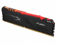 Картинка Оперативная память HyperX Fury RGB 8GB DDR4 PC4-24000 HX430C15FB3A/8