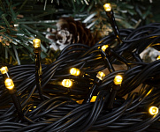 Картинка Светодиодная гирлянда LuazON 3584049 (10м, теплый белый)