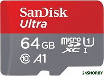Картинка Карта памяти SanDisk Ultra microSDXC SDSQUA4-064G-GN6MN 64GB