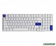 Картинка Клавиатура Akko 3098B White & Blue (Akko CS Jelly Purple)