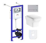 Картинка Унитаз Lavinia Boho Relfix Bristol Rimless 6 в 1 77050195