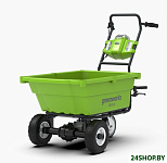 Картинка Садовая тележка самоходная Greenworks 40V G40GC (без АКБ и ЗУ) арт. 7400007